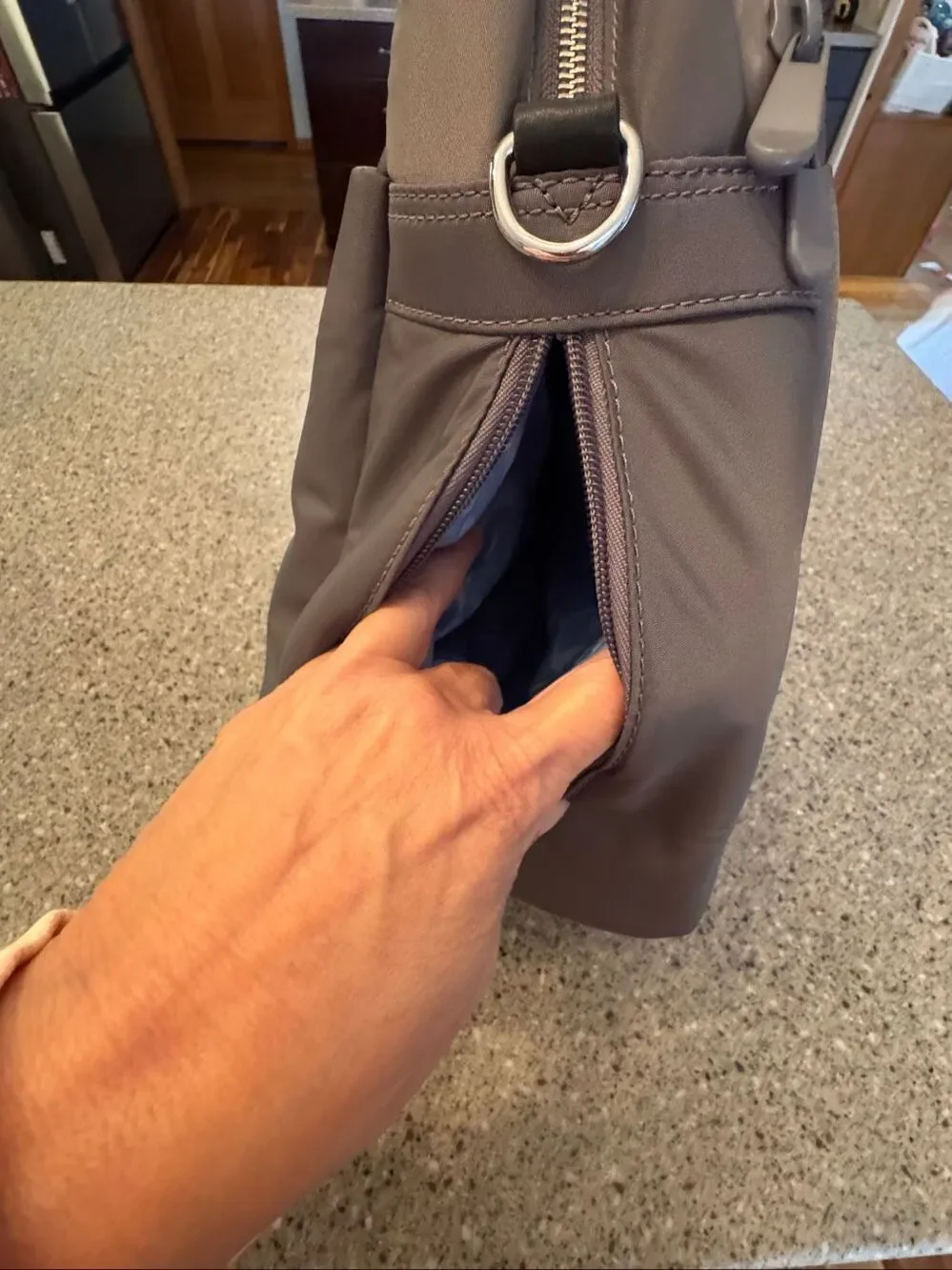 Lo & Sons O.G. 2 Gray Medium Laptop Travel Tote *NWOT*
